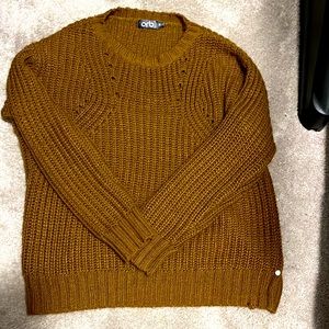 Women’s Orb Arcrylic Brown Cozy Sweater